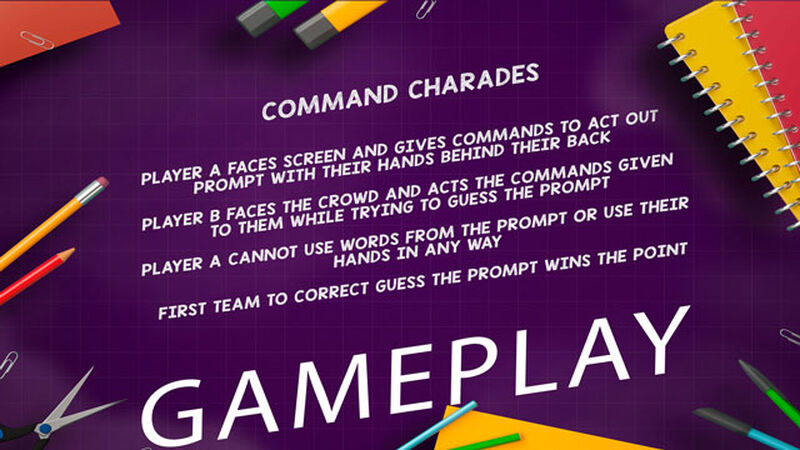 Command Charades - Back to School Edition